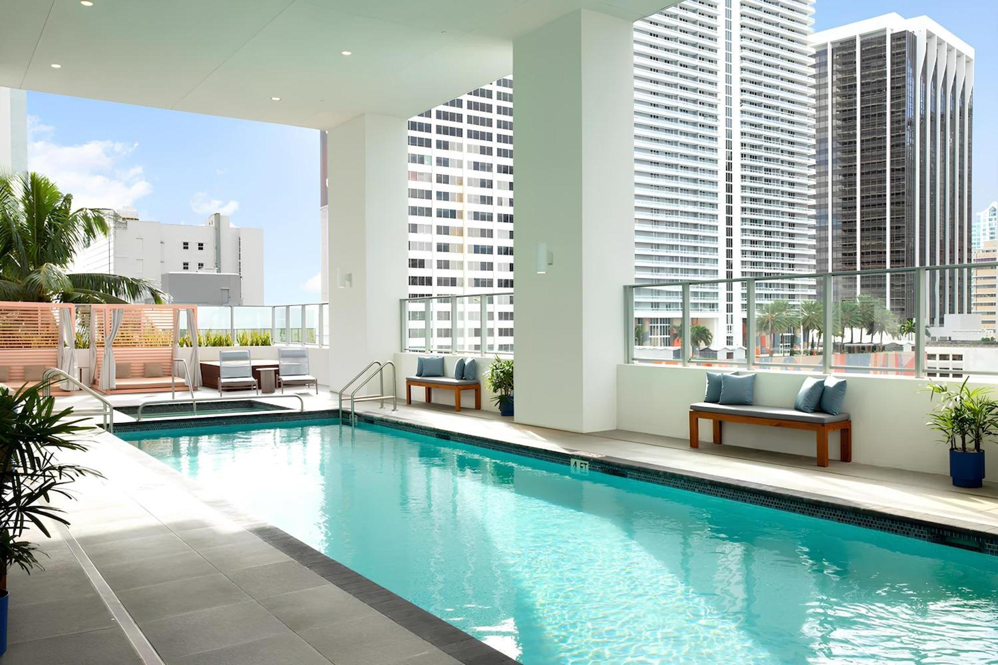 New Luxury Downtown Apartment - Gym Pool Workspace Miami Eksteriør billede